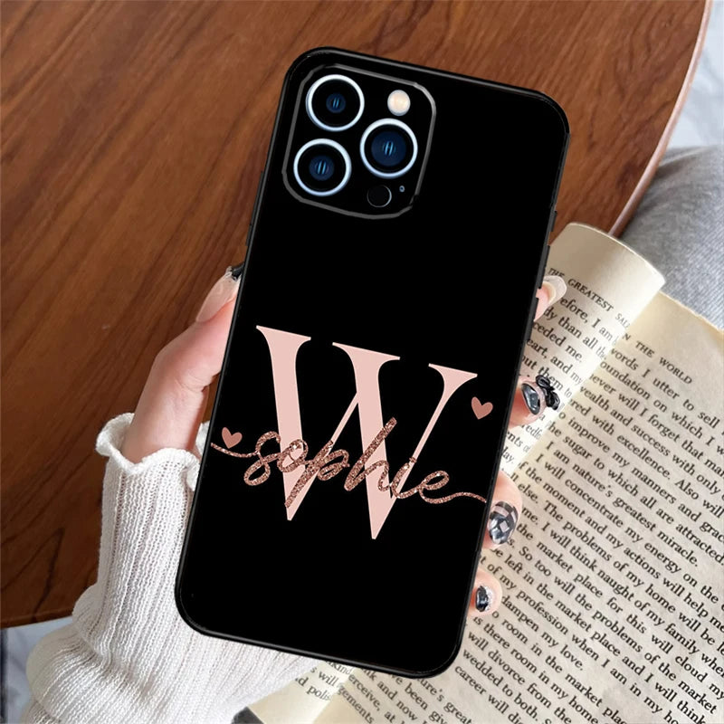 Customized Name Plating iPhone Back Cover - XY751