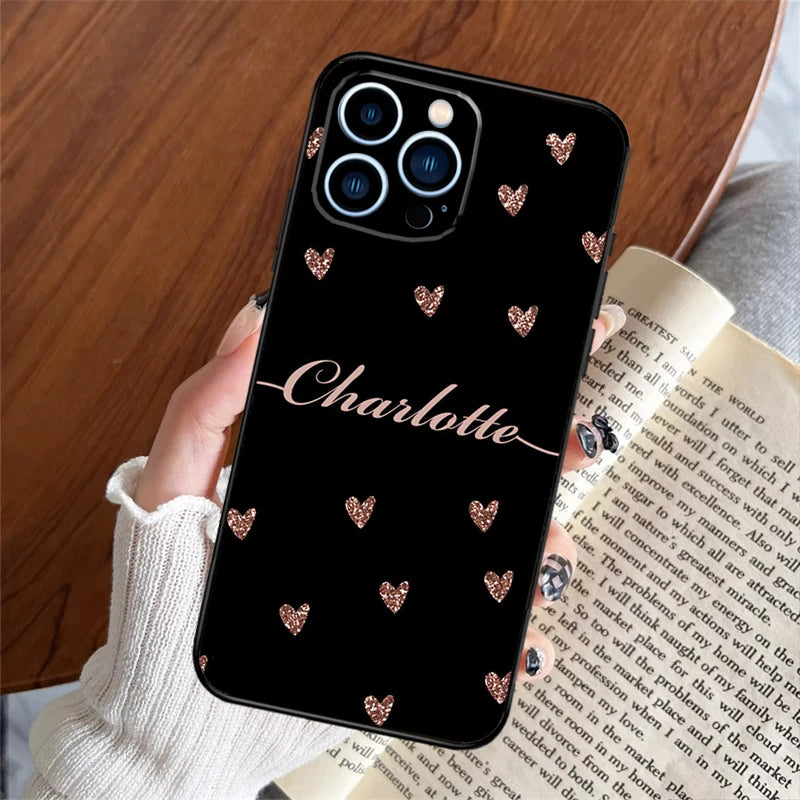 Customized Name Plating iPhone Back Cover - XY751