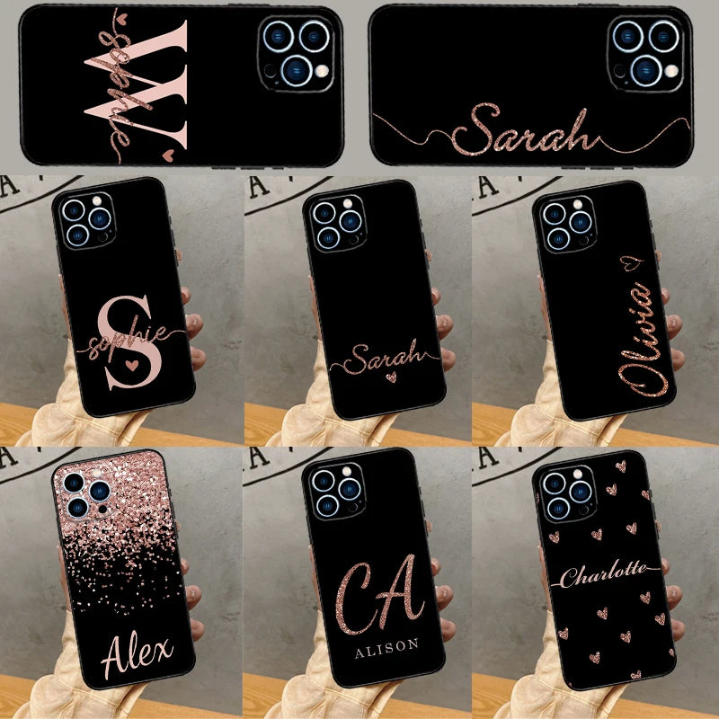 Customized Name Plating iPhone Back Cover - XY750