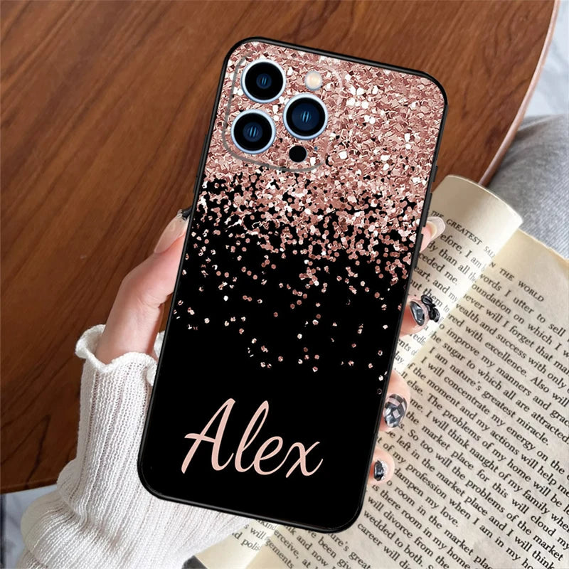 Customized Name Plating iPhone Back Cover - XY751