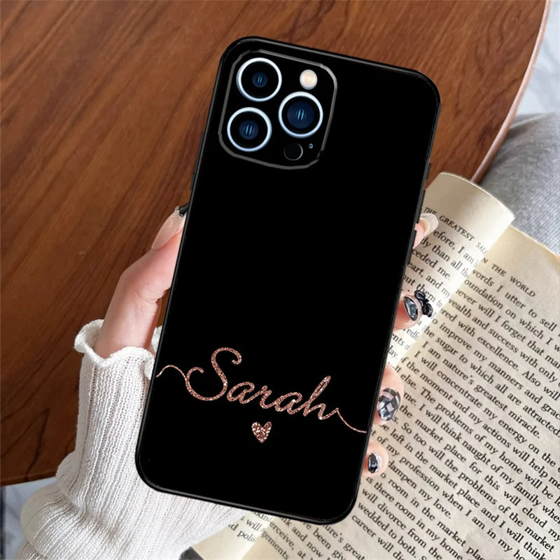 Customized Name Plating iPhone Back Cover - XY750
