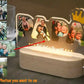 Customized Photo Text 3D Acrylic Lamp for Papa's Birthday