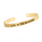 Customized Laser Engraved Quote Bracelet - Rose Gold