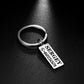 Customized Rectangular Name Keychain