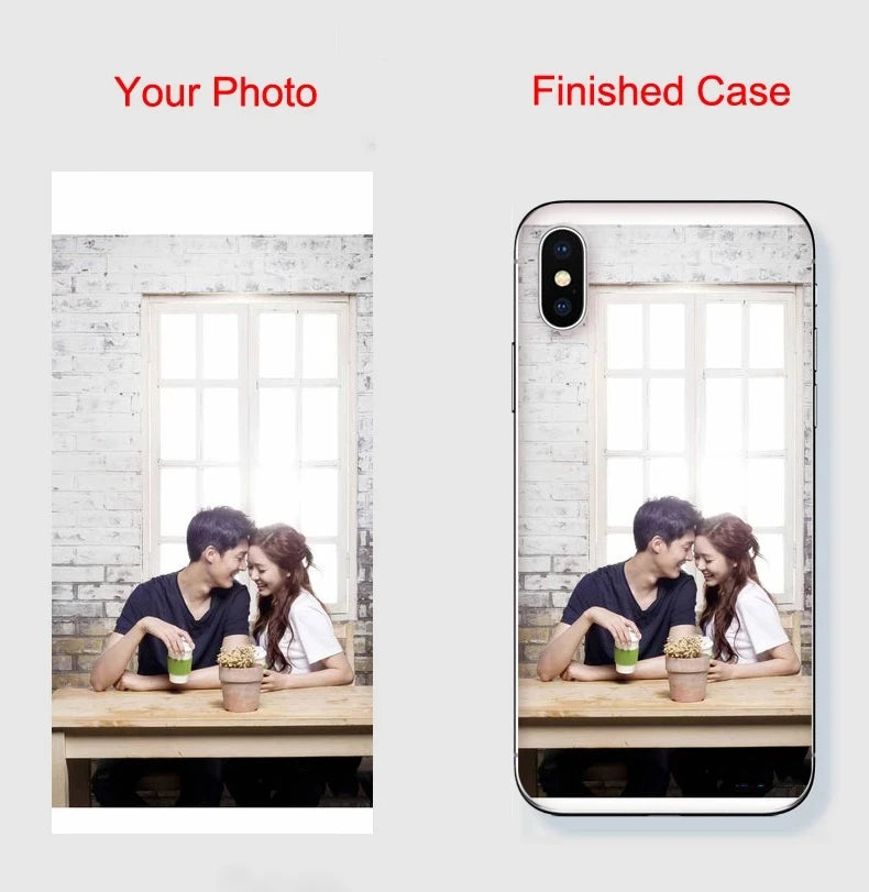 Customized Photo Tempered Glass Back Cover