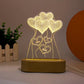 Customized Name Date 3D Lamp