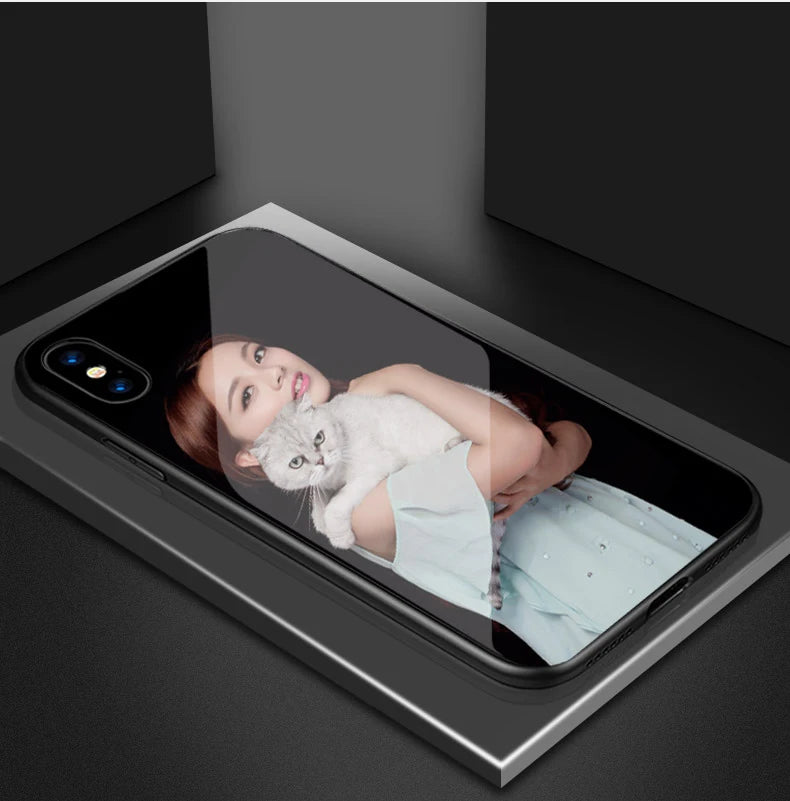 Customized Photo Tempered Glass Back Cover