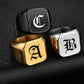 Customized Letter Engrave A to Z Alphabet Rings