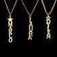 Customized Vertical Name Necklace