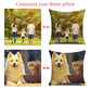 Customized Polyester Photo Cushion Cover