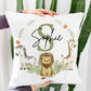 Customized Animal with Name Cushion Cover