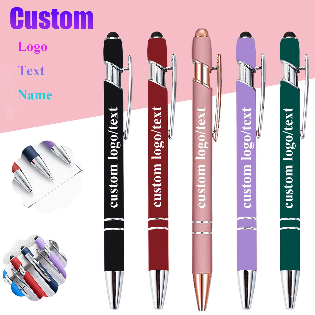 Customized Logo Engraved Name Ballpoint Pen