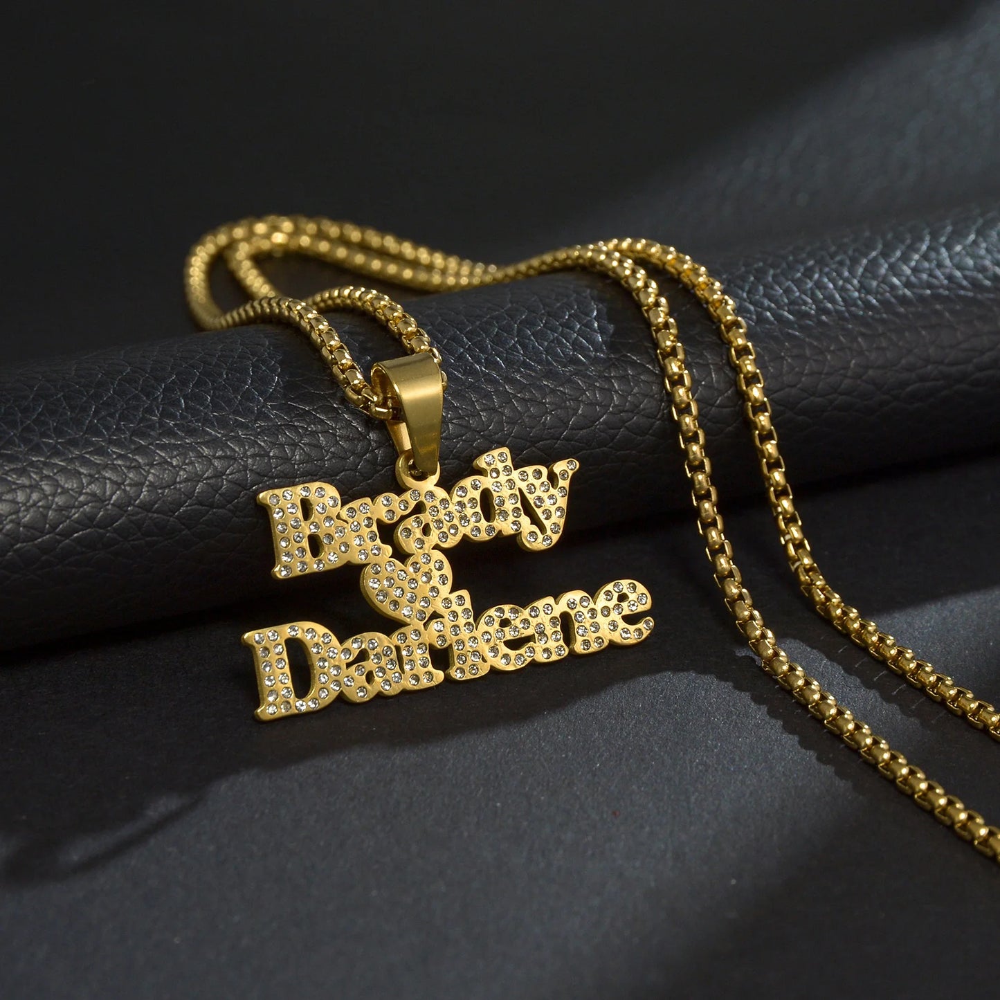 Customized Names Necklace for Men & Women - Gold