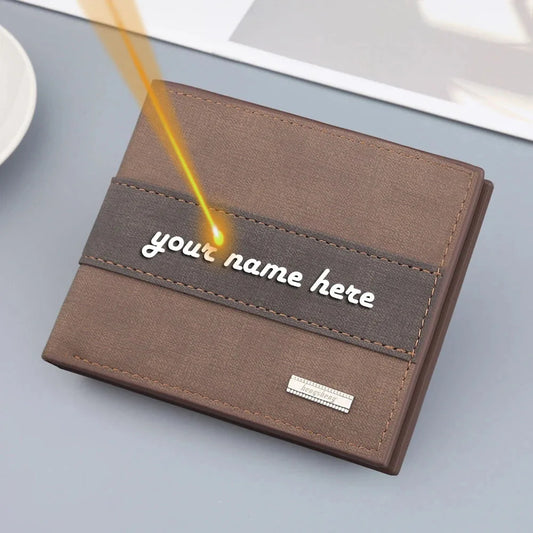 Customized Engrave Name Wallet