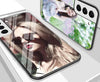 Customized Photo Tempered Glass Black Cover