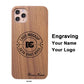 Customized Name Wood Phone Case