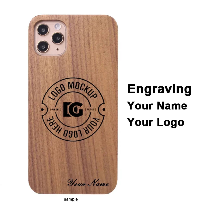 Customized Name Wood Phone Case