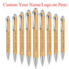 Customized Name Printed Bamboo Pen