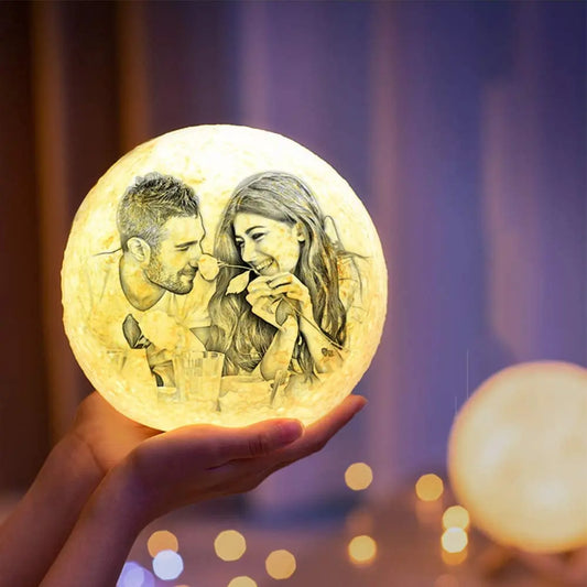 Customized Photo Moon Lamp