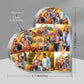 Customized  Heart Shape Acrylic Photos Frame