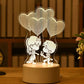 Customized Photo Creative 3D Illusion Anime acrylic Lamp