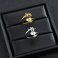 Customized Adjustable Open Name Rings