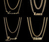 Customized Name Pendant Double Layered Necklace