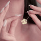 Customized Crown Shaped Necklace with Name