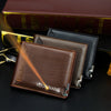 Customized Name Engraved Pure Leather Wallet