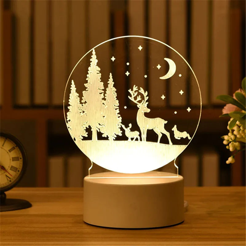 Customized Photo Creative 3D Illusion Anime acrylic Lamp