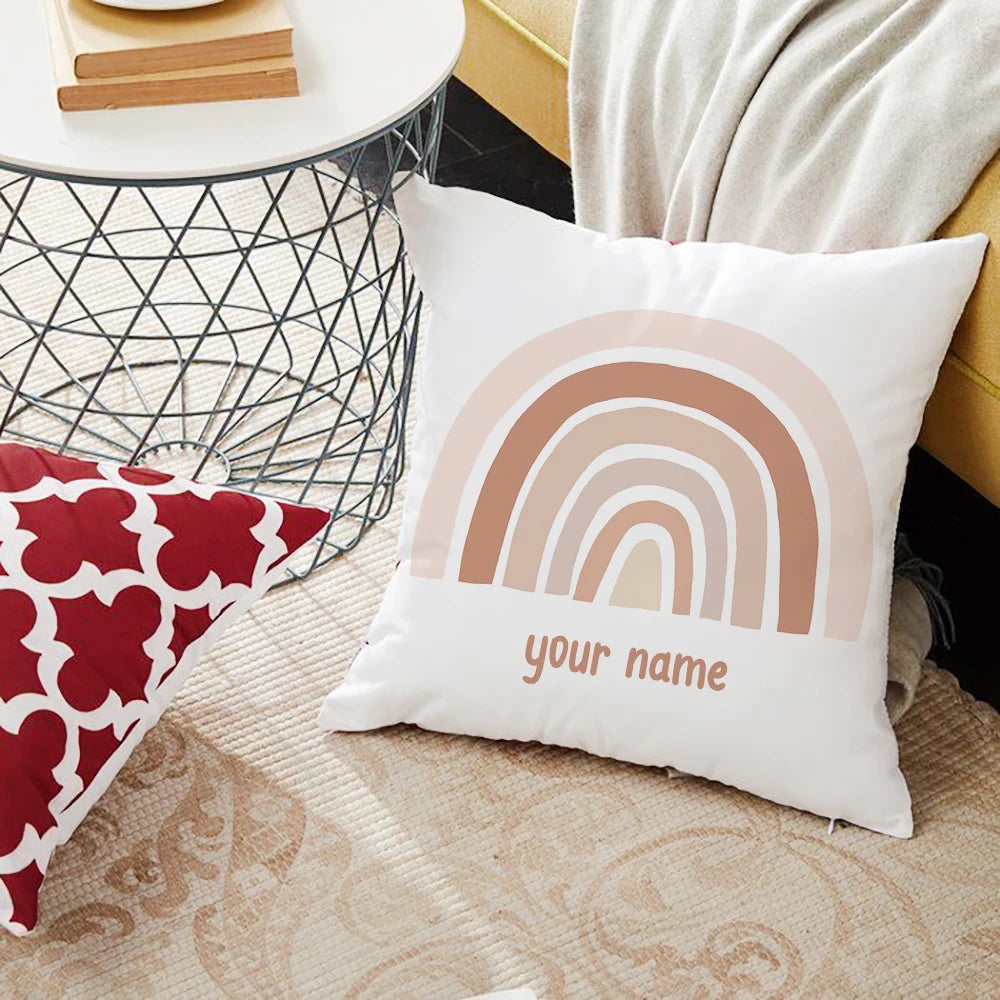 Customized Name Cushion Cover