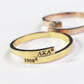 Customized Engraved Couple Rings