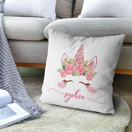 Customized Name Cushion Cover