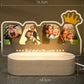 Customized Photo Text 3D Acrylic Lamp for Papa's Birthday