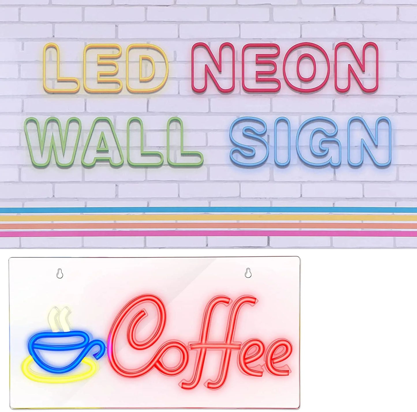 Customized Neon Sign for Coffee Shop Bar LED Night Light