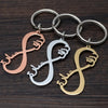 Customized Infinity Name Arabic Keychain