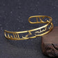 Customized Arabic Name Bangle Shaped Bracelet