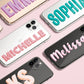 Customized initials Name iPhone 15 14 13 12 11 Pro Max XR phone cover