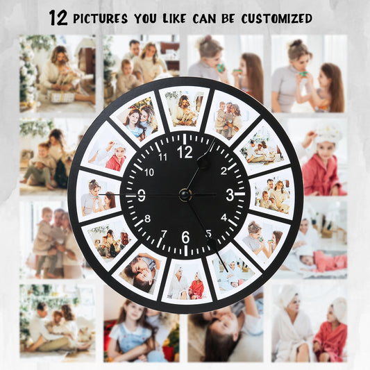 Customized Photo Frame Plaque Photo Print Clock